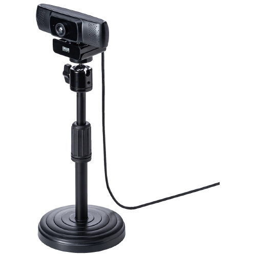 スマートオフィス】WEBカメラ用卓上スタンドCMS-STN1BK サンワサプライ