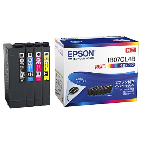 スマートオフィス】△インクパック 4色パック 大容量 IB07CL4B ＥＰＳＯＮ