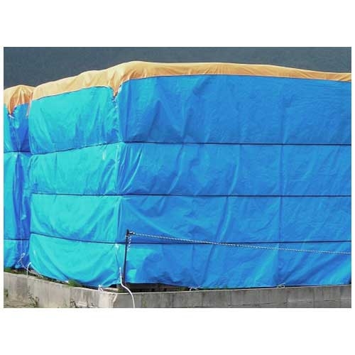 スマートオフィス】防炎ブルーシート#2500 1.8m×2.7m 萩原工業