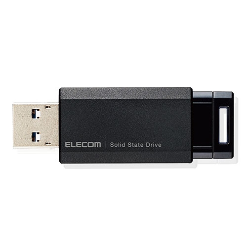 エレコム 外付けポータブルSSD 2TBブラック ESD-EJ2000GBKR 1台