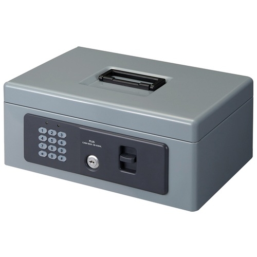 スマートオフィス】電子ロック手提金庫 S CB-030HL グレー プラス