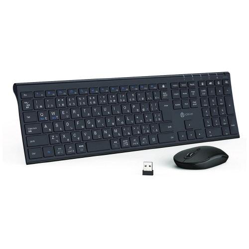 iClever 無線フルキーボード＆マウスIC-BK23Combo-BK IC-BK23combo-BK | iClever (アイクレバー)