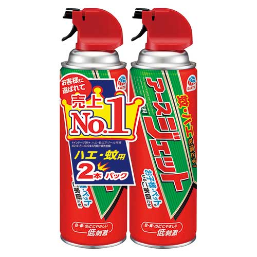 スマートオフィス】アースジェット 450mL 2本パック アース製薬