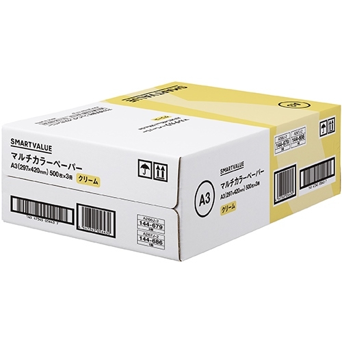 カラーペーパー特厚口A4 浅黄1500枚A281J-4 カラーペーパー特厚口A4 浅黄1500枚A281J-4 ナ-3451 カラーペーパー A4