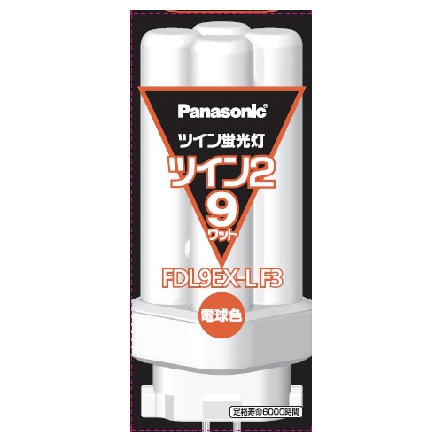 スマートオフィス】ツイン蛍光灯 FDL 9W FDL9EXLF3 電球色