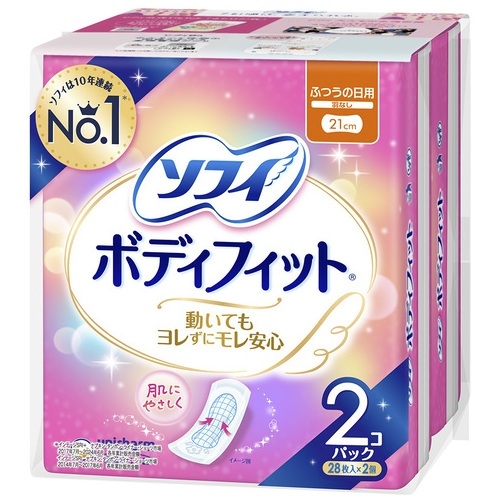 スマートオフィス】ソフィボディフィット羽なし28枚×2P ユニ・チャーム