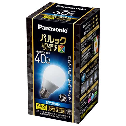 スマートオフィス】LED電球40形E26 全方向 昼光色 LDA4DDGSZ4F 