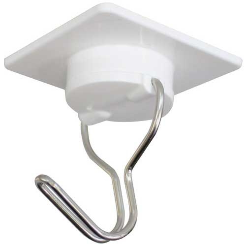 スマートオフィス】粘着自在フック OH-7N 白 2個 オート