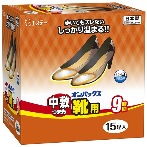 エステー オンパックス 足ぽかシート 靴専用カイロ 25-27センチ