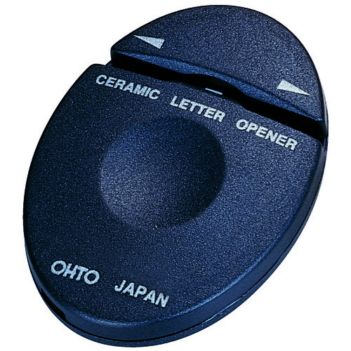 スマートオフィス】セラミックレターオープナー CLO-A-BK オート