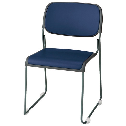 ジョインテックス 会議イス FJC-K5 ブルー 肘無し 347128