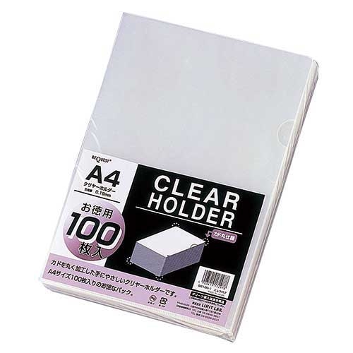 （まとめ）LIHITLAB クリヤーホルダー F-78EC17 A4 クリスタルイエロー 5枚〔×50セット〕 カラークリヤーホルダー - 株式会社リヒトラブ