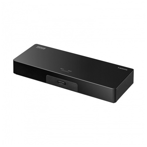 【スマートオフィス】4K対応HDMIパソコン切替器 SW-KVM2HUUS サンワサプライ