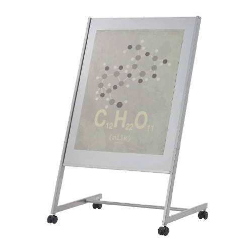 林製作所 A1キャスター付きポスタースタンド YS-G6 組立品 案内板 キャスター付き案内板A1サイズ キャスター 案内 板