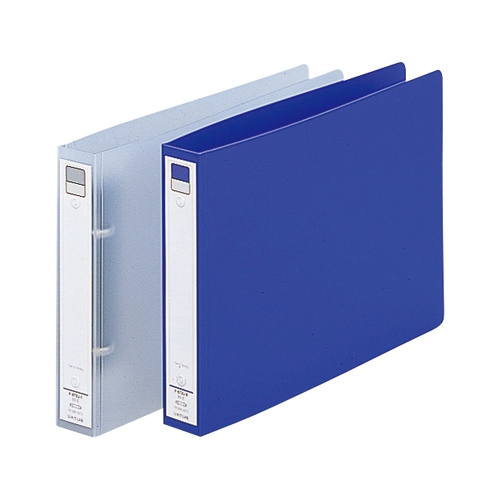 スマートオフィス】リングファイル F-871U-8 A5E 36mm 青 LIHITLAB