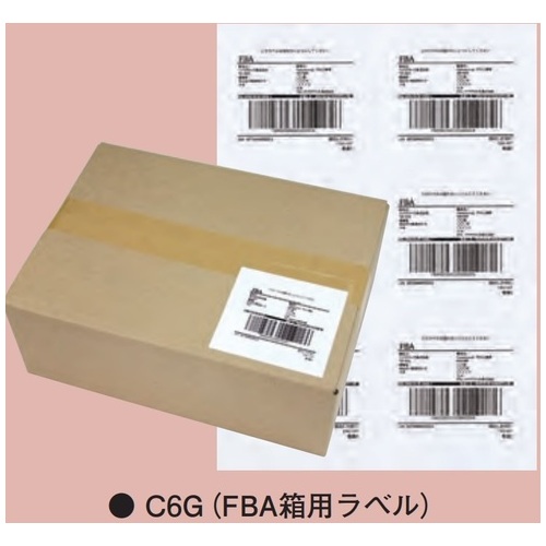 スマートオフィス】ナナ コピー用ラベル C6G A4/6面 500枚 東洋印刷
