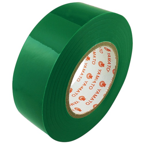 スマートオフィス】ビニールテープ NO200-19 19mm*10m 緑 10巻 ヤマト