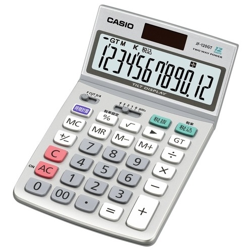 スマートオフィス】電卓 JF-120GT-N カシオ計算機