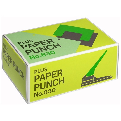 スマートオフィス】△ペーパーパンチ NO.830 ブルー プラス