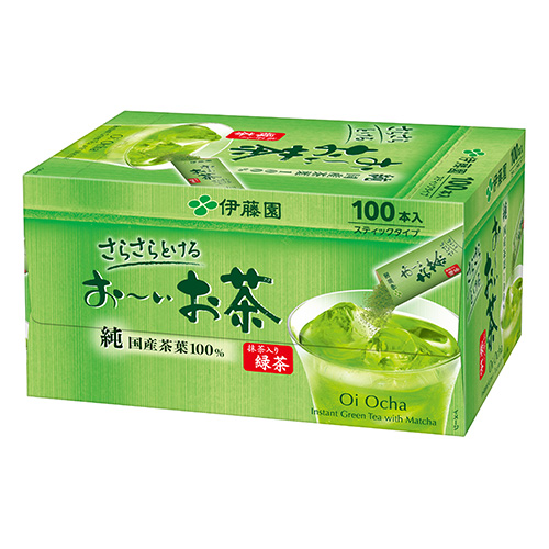 スマートオフィス】※おーいお茶 抹茶入りさらさら緑茶 100本 伊藤園