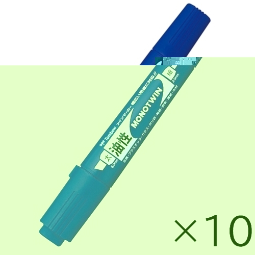 スマートオフィス】モノツイン OD-TME15 青 10本 トンボ鉛筆
