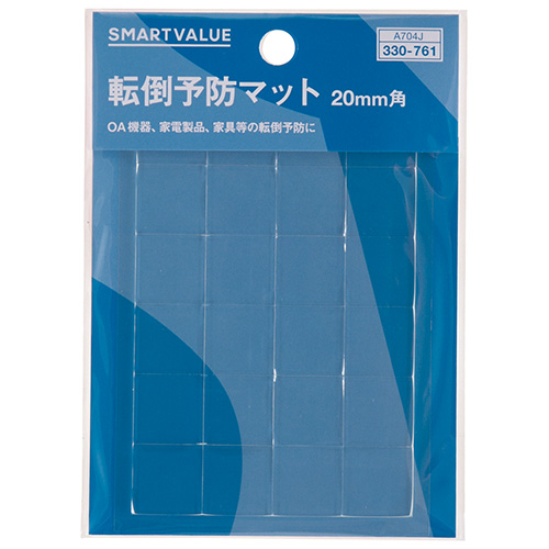 スマートオフィス】転倒予防マット 20*20mm 24枚 A704J ジョインテックス