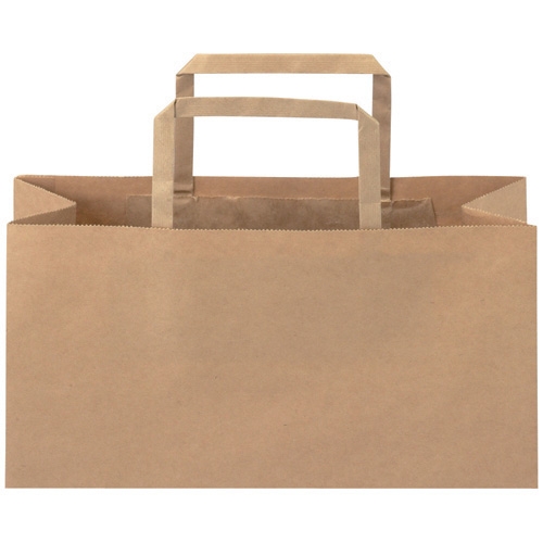 ジョインテックス 手提袋 平紐 茶 大 300枚 B293J-B6 手提袋 平紐 茶 大 300枚 B293J-B6 ジョインテックス