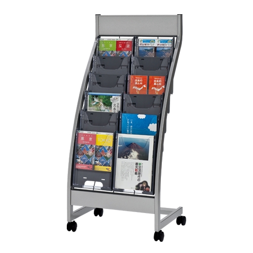 エヌケイ パンフレットスタンド PSL-C206-GR 2列6段 代引不可 エヌケイ パンフレットスタンド PSL-C206-GR 2列6段