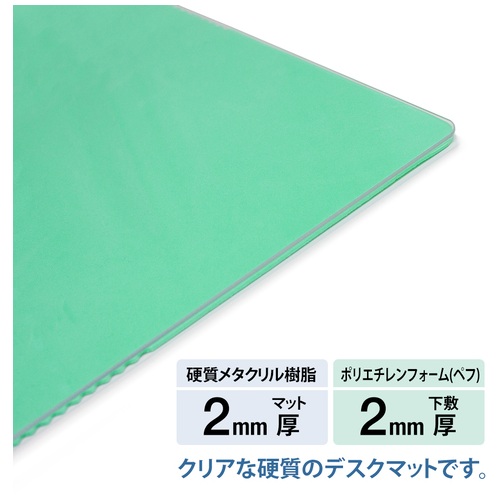 スマートオフィス】プラスマット<アクリル> 2号 DM-002PW プラス スマートオフィス】プラスマット<アクリル> 2号 DM-002PW プラス