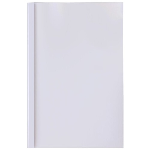 （まとめ）とじ太くん専用カバー 3mm幅 A4縦 クリア（ホワイト） 10枚入×5パック まとめ）ジャパンインターナショナルコマースとじ太くん専用契約書