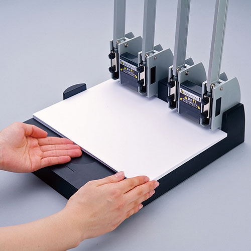 んだんだページです！ スマートオフィス】強力パンチ 4穴 NO.124N カール事務器