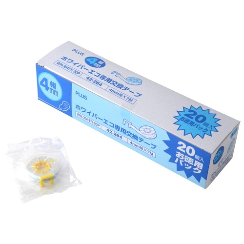 (業務用20セット) プラス テープホワイパーエコ交換テープ 4mm 20個 業務用20セット) プラス テープホワイパーエコ交換テープ 4mm 20個