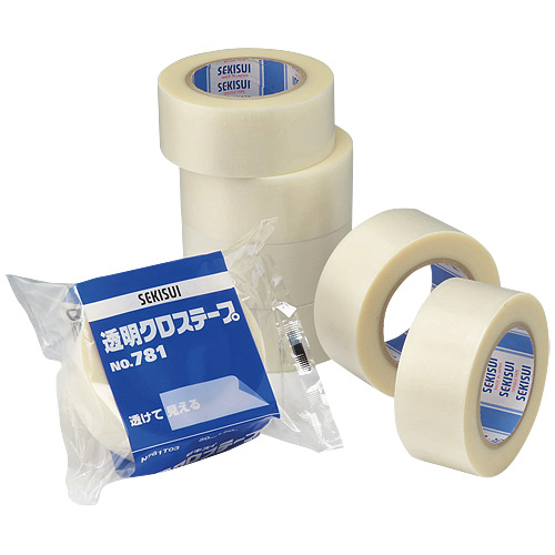 積水化学工業 セキスイ 透明クロステープ #781 50mm×50m 透明 (1ケース