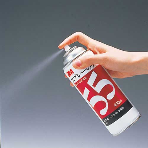 3M™ スプレーのり レギュラーシリーズ S/N 55, 430 ml, 20 缶/箱