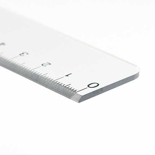 海外輸入 インボイス スマートオフィス】再生PET プラス UDタイプ 30X3mm 直定規 定規・巻尺・コンパス