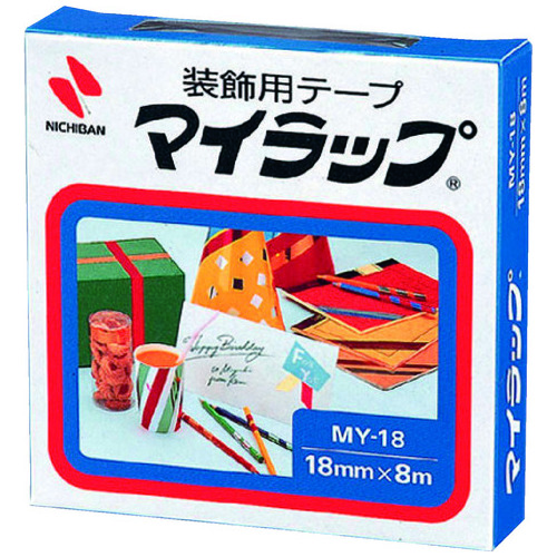 日本全国送料無料商品 特集 スマートオフィス】マイラップテープ ニチバン 赤 18mm×8m MY-18 テープ・結束具