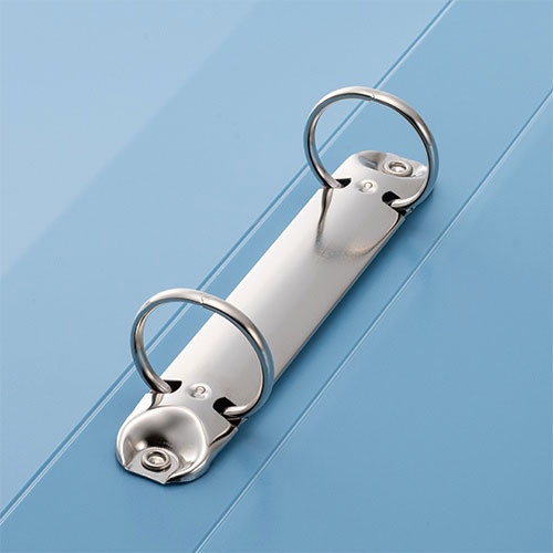 スマートオフィス】再生PPリングファイルA4S D009J-BL 青 スマートバリュー