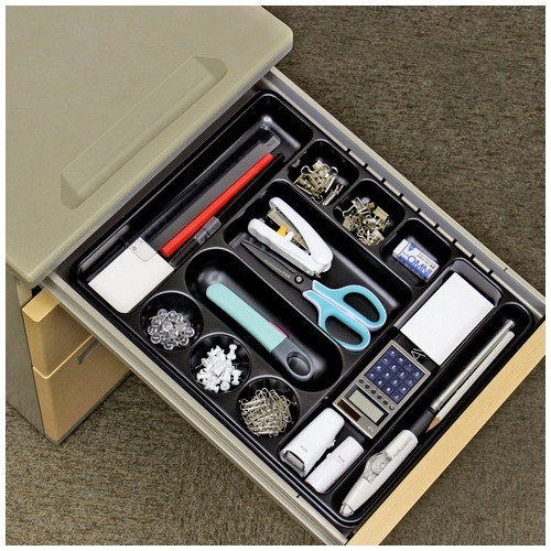 （まとめ）ジョインテックス デスクトレー トレイ A4 黒 B170J-BK 〔×7セット〕 : ジョインテックス 紙製トレー 浅型 A4サイズ対応 B770J