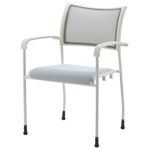ジョインテックス 会議イス GKM-A51 WH ホワイト 肘付固定脚 707128 ジョインテックス 会議イス GKM-A51 ホワイト 肘付固定脚 スマート