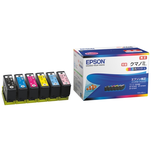 スマートオフィス】IJカートリッジKUI-6CL-L 6色パック EPSON