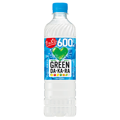 スマートオフィス】※GREEN DAKARA 600mL 24本 サントリー