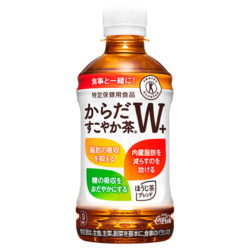 スマートオフィス】※からだすこやか茶W＋ 350mL 24本 コカ・コーラ