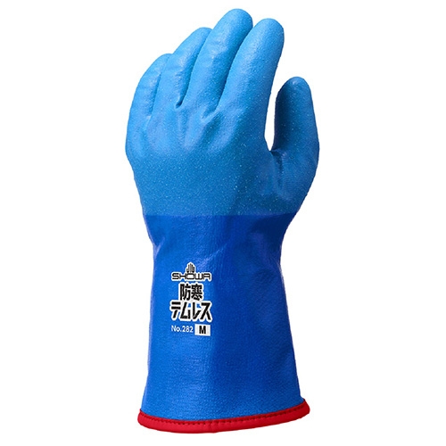 SHOWA GLOVE - 防寒テムレス M ブルー8個セット 防寒テムレス M ブルー8個セット