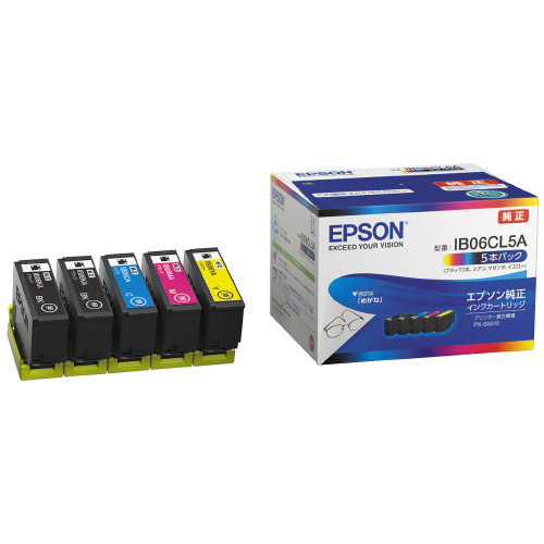 スマートオフィス】インクカートリッジIB06CL5A 4色パック ＥＰＳＯＮ