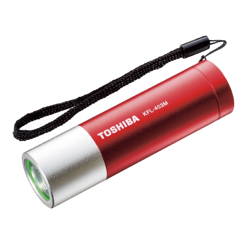 スマートオフィス】LEDミニカラーライトKFL-403M レッド 5本 東芝