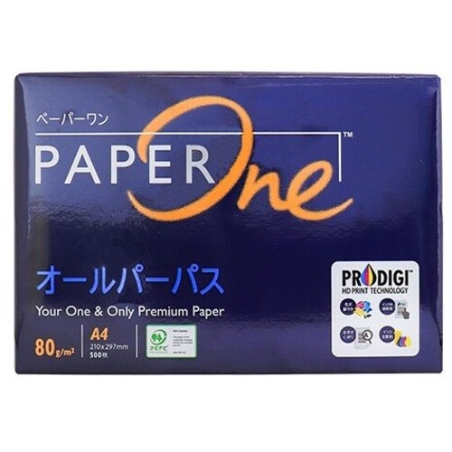 スマートオフィス】PaperOneコピー用紙 A4 80g/m2・5冊入 エイプリル