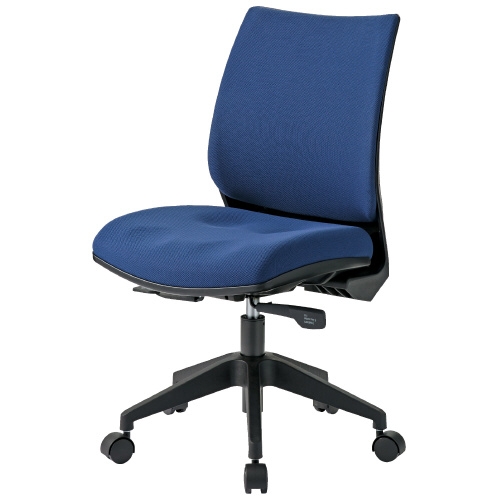 （まとめ）TOKIO 事務イス FST-55 NV ネイビー 組立品〔×3セット〕 TOKIO FST-55 オフィスチェア 肘なし NV ネイビー 背もたれ手掛付 送料