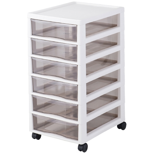 スマートオフィス】クリアチェスト アプロス B4深型6段 JEJアステージ