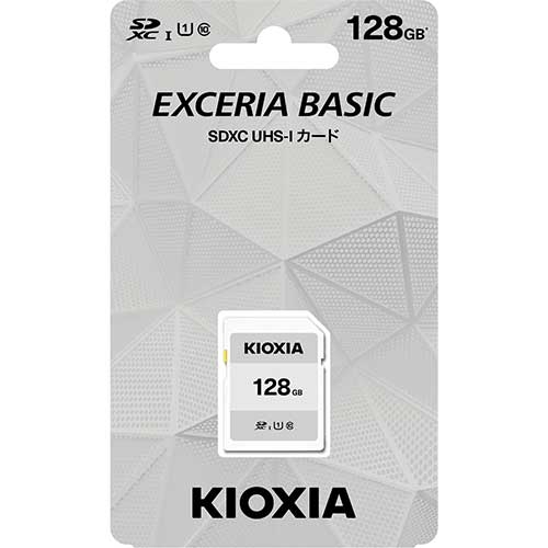 KIOXIA(キオクシア) SDカード 128GB class10 SDHC KCA-SD128GS EXCERIA ＫＩＯＸＩＡ SDベーシックモデル128GB KCA-SD128GS