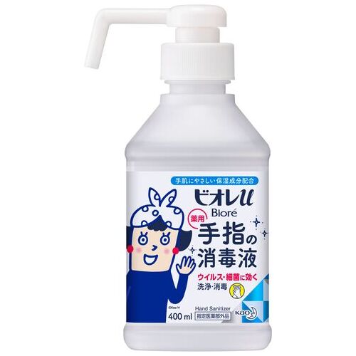 ビオレ　手指の消毒液　400ml 32本　大特価 スマートオフィス】ビオレu 手指の消毒液 本体 400mL 花王